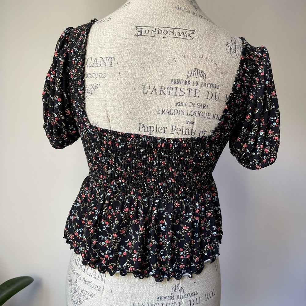 Multi coloured floral top - Picture 7 of 7